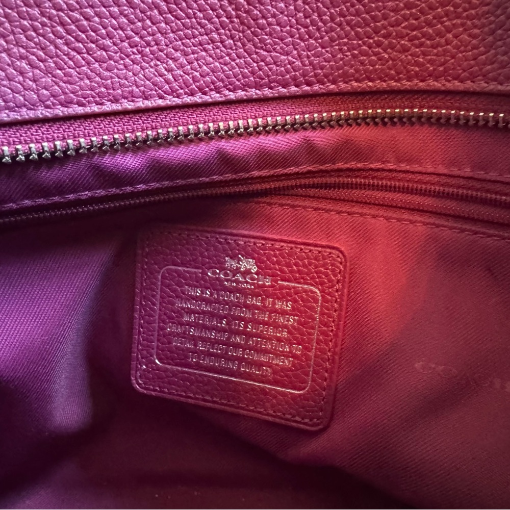 Coach Plum Shoulder Bag - Picture 5 of 5
